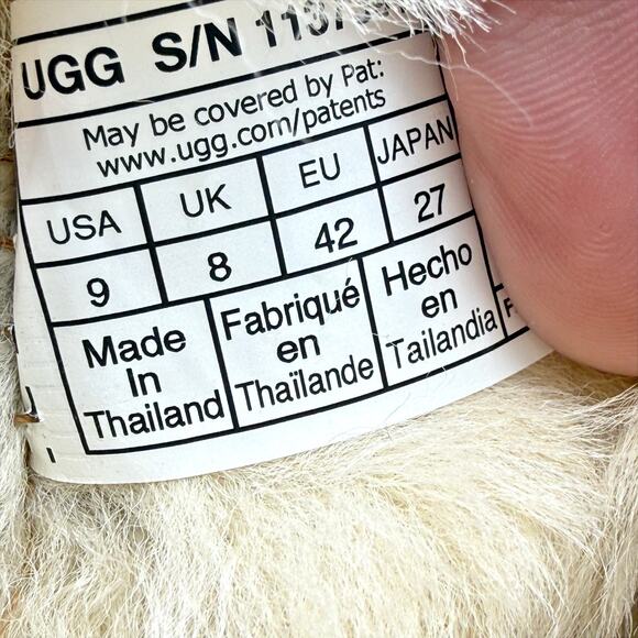 UGG Mens Classic Ultra Mini Boots US 9 EU 42 Tan Chestnut Suede Fur Lining NIB main image 12
